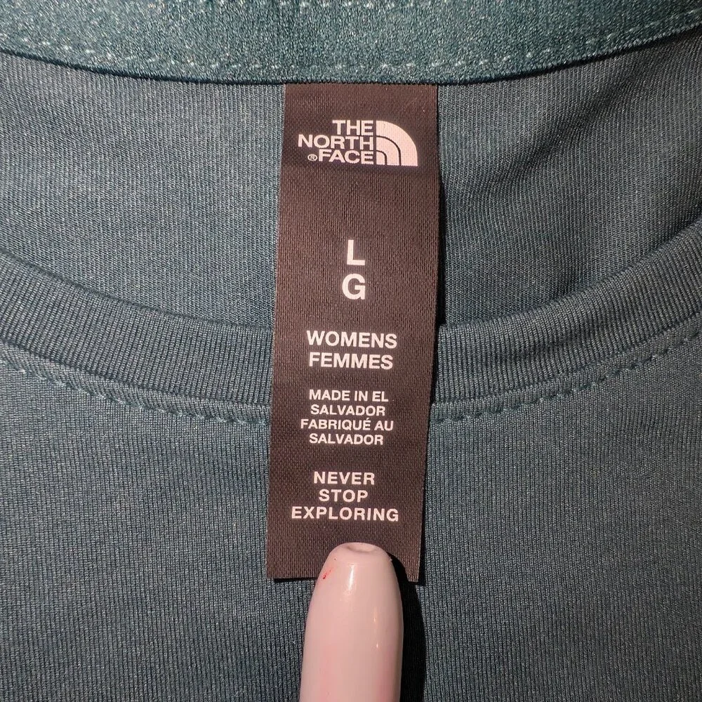 The North Face Women's Dune Sky Short Sleeve Nori Teal Green Size L - Picture 4 of 7